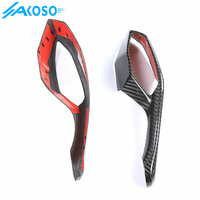 Kits de pièces de carénage de couverture de miroir AKOSO couvertures de rétroviseur en Fiber de carbone de moto pour Yamaha R1 R1M 2020 2021 2022 2023 2024