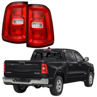 Compatible with 2024-2025 for DOEGE RAM1500 LED Tail Lights Halogen OE No. 68531049AA 68531048AA