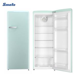 Réfrigérateur à <span class=keywords><strong>porte</strong></span> unique pour réfrigérateur <span class=keywords><strong>vintage</strong></span> à poignée en métal chromé pour DSR-225WU - Product Image 2