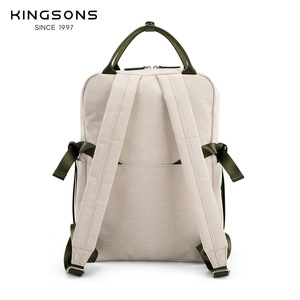 Casual Sports Backpack For Women Lightweight Solid Color With Zipper Pockets Water Repellent Leisure Travel Backpack - Product Image 3