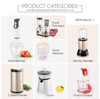 Hachoir à viande électrique haute vitesse - Appareil de cuisine portable en plastique - Moteur en cuivre pur - Conception silencieuse - 0,7 L