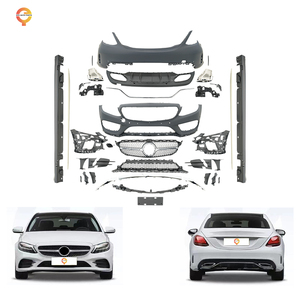 <span class=keywords><strong>Prix</strong></span> de qualité supérieure pièces de mise à niveau modifiées lifting Mercedes classe C Sports W205 <span class=keywords><strong>C63</strong></span> <span class=keywords><strong>amg</strong></span> kit carrosserie pour benz classe C 2019 2020 - Product Image 1