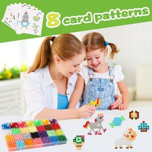 Populares Cuentas Adhesivas 3D DIY, Juguetes Educativos, 24 Colores, 2400 Piezas, Cuentas de Cristal Adhesivas en Aerosol, Cuentas de PVA en Caja de Colores, Kit de Cuentas Fusibles al Agua - Product Image 3