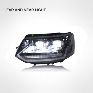 Gruppo Fari a LED per <span class=keywords><strong>Volkswagen</strong></span> <span class=keywords><strong>Caravelle</strong></span> e Multivan <span class=keywords><strong>T5</strong></span> con DRL LED e Indicatori di Direzione Dinamici Sequenziali - Product Image 4