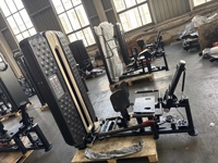 Machine à abductions et adductions de la hanche en acier robuste, à charge par broches, équipement de gym commercial pour l'entraînement de la force des cuisses et des jambes, musculation, 70 kg