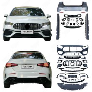 Kit de carrocería de ajuste perfecto para Benz W177 Clase A 2019 2020 2021 2022 <span class=keywords><strong>2023</strong></span> 2024 2025 <span class=keywords><strong>AMG</strong></span> Cambio a parachoques de coche <span class=keywords><strong>A45s</strong></span> <span class=keywords><strong>AMG</strong></span> - Product Image 1