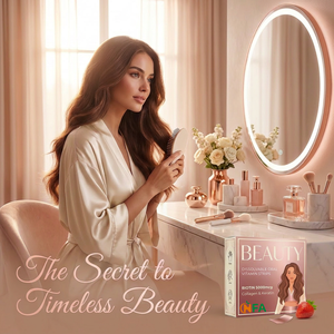 Tiras de Vitaminas Orales Completamente Disolubles OEM para un Cabello Más Fuerte y Grueso, una Piel Radiante y Brillante con Biotina 5000mcg, Colágeno y Queratina - Product Image 6