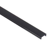 Profilé en aluminium LED encastré de qualité supérieure, résistant aux taches, avec film protecteur, pour façade de hall