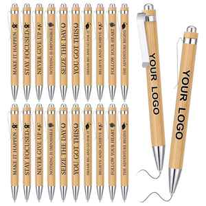 Bolígrafo Promocional de Madera con Logotipo Personalizado, Bolígrafos al por Mayor, Regalo Empresarial, Bolígrafo de Lujo con Logotipo Personalizado - Product Image 1