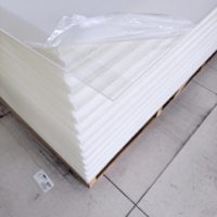 Feuille acrylique en fonte transparente imprimée sur mesure 3mm-8mm PS pour la découpe laser de plexiglas, le pliage de feuilles de plastique légères publicitaires en plastique