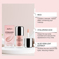Fard à paupières liquide nude chatoyant, brillance délicate, sans poudre, longue tenue, séchage rapide, fard à paupières qui ne se décolore pas