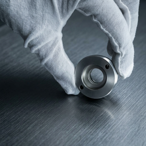 Custom High Precision CNC Turning Milling Aluminum Round Parts, OEM Bright Machined <b>Knob</b> Industrial Precision Hardware Component - Product Image 1