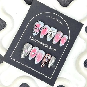 <span class=keywords><strong>Uñas</strong></span> Postizas de Alta Calidad con Diseño Moderno y <span class=keywords><strong>Flores</strong></span> Pintadas a Mano, Precio de Mayorista - Product Image 5