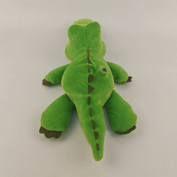 Vente en gros d'animaux en peluche, jouets en peluche mignons et doux, matériau en peluche, tailles personnalisées, jouet en peluche crocodile vert pour enfants