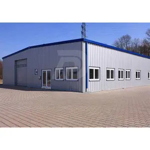 light steel structure workshop building prefabricated structural steel plate warehouse