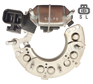 Regulador de Voltaje para Generador de Coche CHZT205, Rectificador CIH205-14V CHR723 para WAI:1263901HI/20192N/1332225W/22394N - Product Image 1