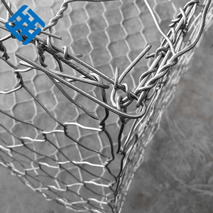 Caja de Gabión de Malla de Alambre de Hierro Bajo en Contenido de Carbono, Cestas de Gabión Galvanizadas con Orificios Hexagonales para Muros de Contención de Piedra en Construcción - Product Image 3