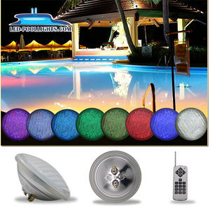 Dimmable PAR 56 <span class=keywords><strong>ampoule</strong></span> LED 18W remplacement de lumière blanche chaude pour <span class=keywords><strong>halogène</strong></span> Standard IP68 cote AC/12V 35Watt <span class=keywords><strong>ampoule</strong></span> de <span class=keywords><strong>piscine</strong></span> - Product Image 2