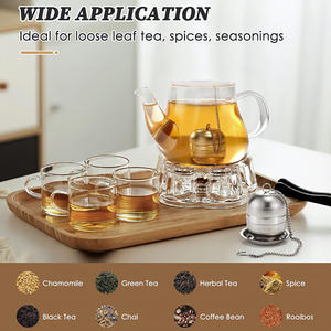 चाय की गेंद चाय इन्फ्यूसर चाय 304 स्टेनलेस स्टील पुनः प्रयोज्य चाय फिल्टर - Product Image 5