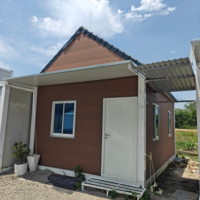 Petite maison préfabriquée en paquet plat maison conteneur préfabriquée avec salle de bain pour la Bulgarie Maroc