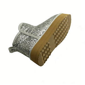 Wholesale OEM/ODM Silver Glitter Snow <strong>Boots</strong> Winter Warm <strong>Boots</strong> Thick Rubber Sole <strong>Sparkly</strong> Fashion Shoes Factory Direct Sale - Product Image 3