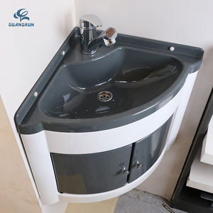 GuangRun Évier d'angle moderne en acrylique avec armoire de douche, design gain de place <span class=keywords><strong>pour</strong></span> unité de <span class=keywords><strong>lavabo</strong></span> de véhicule ou <span class=keywords><strong>caravane</strong></span> - Product Image 5