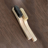 Brosse d'escalade en bois de hêtre à poils de porc, résistante à l'abrasion, pour le nettoyage et la préparation à la craie, équipement de bouldering extérieur, avec housse de protection, Chine