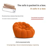 Vente en gros ensemble de canapés à compression de forme personnalisée nouveau design de mobilier bulle convertible pour villa chaise de salon de loisirs