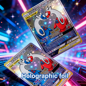 Cartes à collectionner holographiques personnalisées, cartes de jeu holographiques imprimées sur mesure, cartes brillantes <span class=keywords><strong>laser</strong></span> de qualité supérieure pour collection - Product Image 5