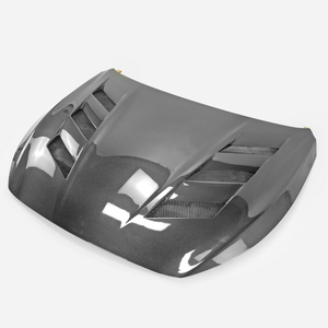 Nuevo Capó Delantero Ventilado de Fibra de Carbono para Infiniti Q50, Reemplazo con Clips de Fijación, Color Negro, 3 Meses de Garantía - Product Image 1