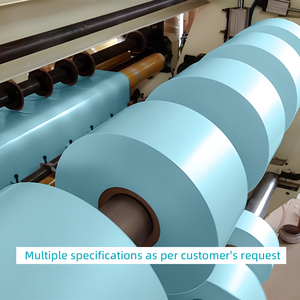 Kích thước tùy chỉnh 1090mm jumbp cuộn màu Xanh phát hành giấy Silicone tráng giấy phát hành - Product Image 5