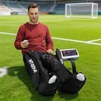 Ensemble de compresses massantes à air pour les jambes, pour soulager le lymphœdème, la récupération musculaire sportive et la circulation sanguine pour les athlètes de football