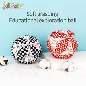 Jollybaby Juguete de Peluche Reversible Personalizado para Bebés, Juguete Educativo Temprano para el Desarrollo Cognitivo, Pelota Mágica Feliz para Bebés - Product Image 2