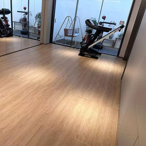 냄새 없는 우드 그레인 고무 헬스장 매트 바닥재 및 체육관 바닥 고무 타일 - Product Image 6