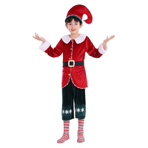 ชุดคอสเพลย์เอลฟ์คริสต์มาสสำหรับเด็กชายและเด็กหญิง HP 2025 Festive Cosplay Performance - Product Image 3