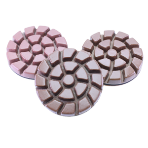 Disques de polissage et tampons abrasifs en résine diamantée PanGu 3 pouces pour utilisation à sec (grain fin) pour béton, compatibles avec les meuleuses d'angle OEM - Product Image 2