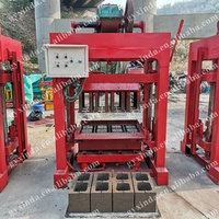 Machine à briques semi-automatique résistante à l'abrasion pour pavés, machine à fabriquer des briques autobloquantes, machine à blocs de béton pour briqueterie