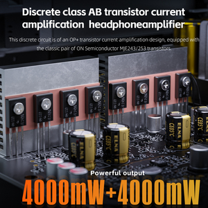 FiiO K17 เครื่องแปลงสัญญาณเสียงแบบตั้งโต๊ะและเครื่องขยายเสียงหูฟัง AK4191+AK4499EX*2, ปรับแต่งเสียง 31 แบนด์, <span class=keywords><strong>MQA</strong></span>, รองรับ DSD512 32Bit/768kHz พร้อมรีโมทคอนโทรล - Product Image 4