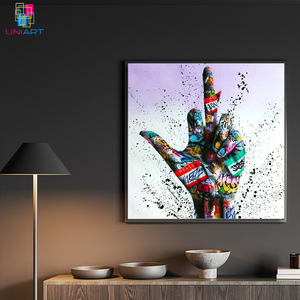 UNIART gesto ispiratore Graffiti arte stampa su tela poster e <span class=keywords><strong>stampe</strong></span> Hip Hop pittura su tela arte murale <span class=keywords><strong>per</strong></span> <span class=keywords><strong>soggiorno</strong></span> - Product Image 3