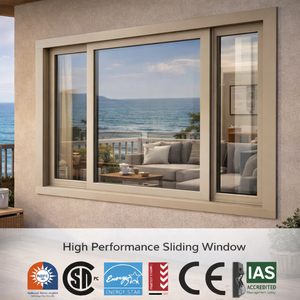 Finestra a Battente <span class=keywords><strong>in</strong></span> Lega di Alluminio Personalizzata Direttamente dalla Fabbrica, Finestra Moderna a Doppio Vetro per Villa e Appartamento - Product Image 4