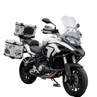 Moto de tourisme d'aventure Benelli TRK 502 500cc bicylindre ABS de Jiangsu avec une vitesse maximale supérieure à 180 km/h