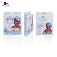 Boîtes en papier personnalisées avec logo pour accessoires capillaires, emballage pliable, boîtes à durags en satin avec fenêtre – Vente en gros