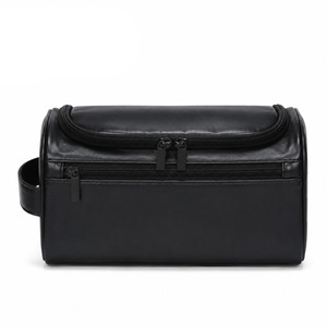 Trousse de Toilette Suspendue pour Homme 2026, Grande Capacité, en Cuir PU, Organisateur de Voyage Imperméable avec Crochet pour <span class=keywords><strong>Voyages</strong></span> d'Affaires - Product Image 5