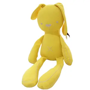 Hot Sale Baby appease doll baby rabbit doll pearl Plush sleeping aid holding Doll long legged rabbit for christmas gifts