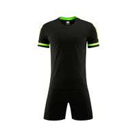 Maillot de football à bon prix avec logo, numéro et nom d'équipe, uniformes de football pour club et matchs d'équipe, pour hommes, 100 % polyester, imprimé par transfert thermique