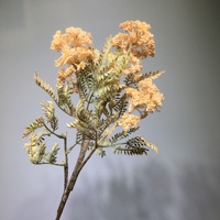 Tanaman Dandelion Kering Buatan 73CM, Sentuhan Realistis, Bunga Dandelion Berlapis Beludru, Produk Laris