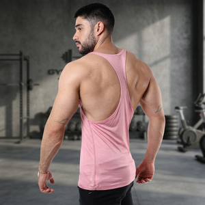 Débardeur de sport oversize en coton pour homme, respirant, séchage rapide, coupe musculation, personnalisable, sans manches - Product Image 4