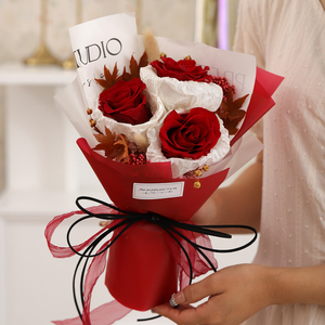 Bouquet de fleurs séchées d'herbe Every Love pampa avec une idée de cadeau pour son été, décoration de maison, meilleurs amis, cadeau longue durée - Product Image 3
