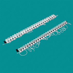 Plastic Curtain Runner Montagem Ajuda para Wheel Runner Produtos Patentes Rail Fold para <span class=keywords><strong>Ripple</strong></span> S Fold Curtain - Product Image 1