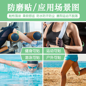 Venda transparente sin costuras para pierna, ovalada, 11.4 x 8.1 cm, para alivio de rodilla, pantorrilla y muslo - Product Image 5